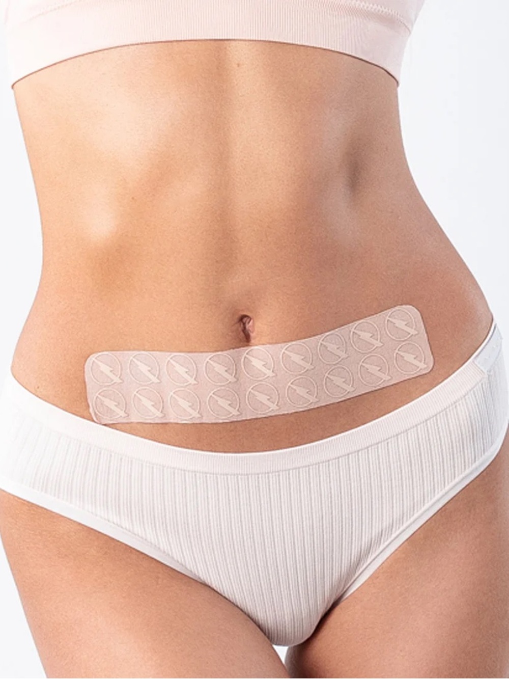 Krampz Menstrual Pain Relief Patches - White with Maroon Text